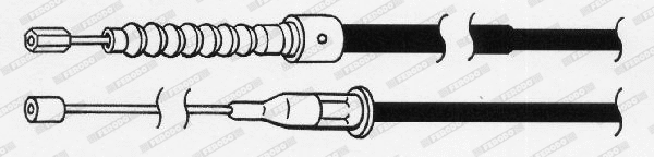 Cable Pull, parking brake (FHB433105)