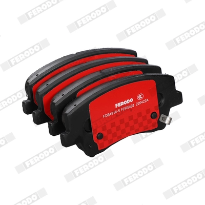 Brake Pad Set, disc brake (FDB4916-S)