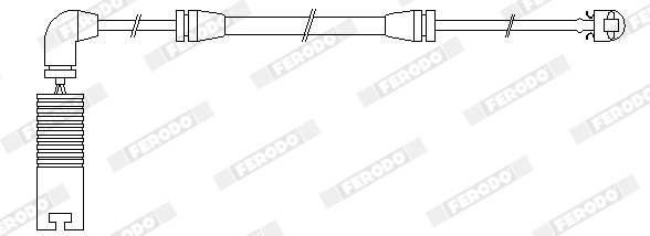 Warning Contact, brake pad wear