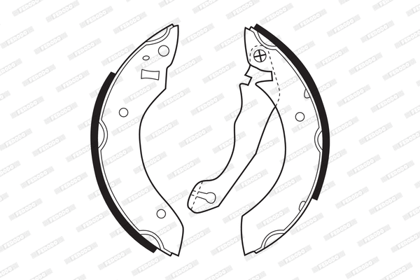 Brake Shoe Set (FSB153)