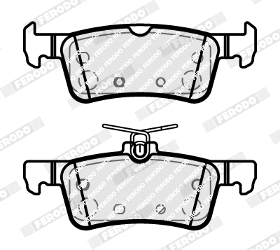 Brake Pad Set, disc brake (FDB5185)