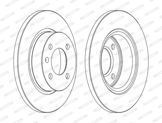 Brake Disc (DDF1283C)