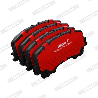 Brake Pad Set, disc brake (FDB4853-S)