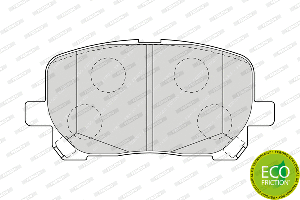 Brake Pad Set, disc brake (FDB1529)
