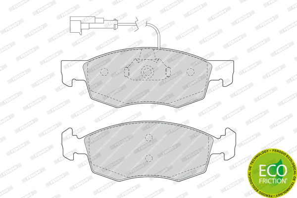 Brake Pad Set, disc brake (FDB1377)