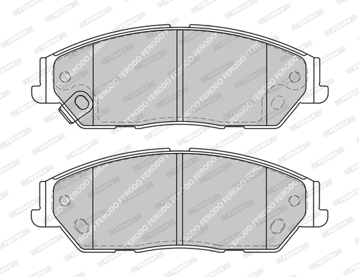 Brake Pad Set, disc brake (FDB4885-D)