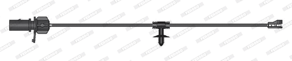 Warning Contact, brake pad wear (FWI452)