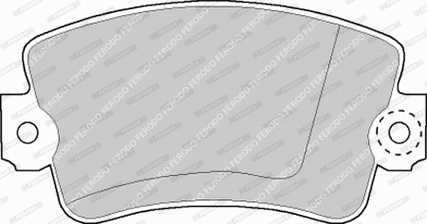 Brake Pad Set, disc brake (FVR179)
