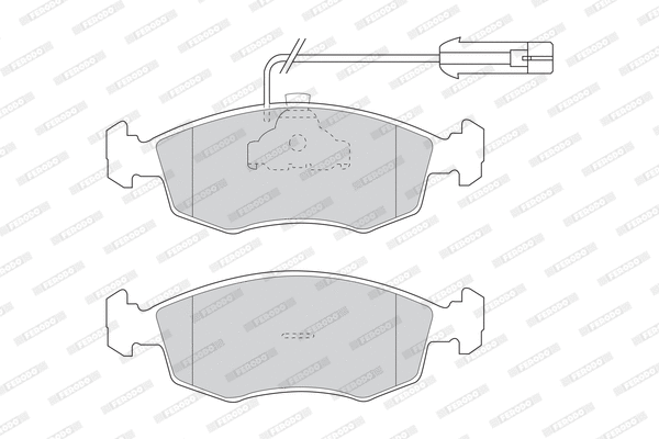 Brake Pad Set, disc brake (FDB1121)