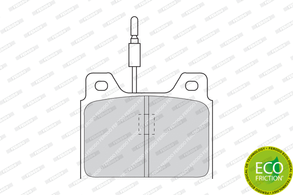 Brake Pad Set, disc brake (FDB71)