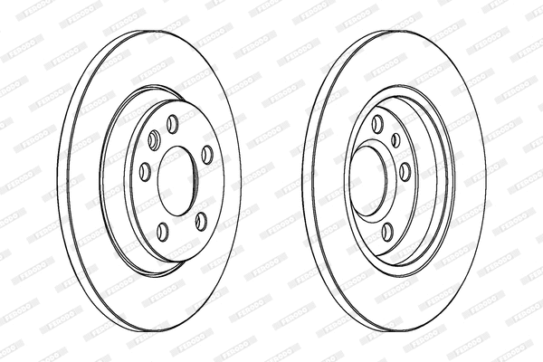 Brake Disc (DDF1158)