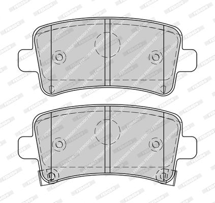 Brake Pad Set, disc brake (FDB4252-D)