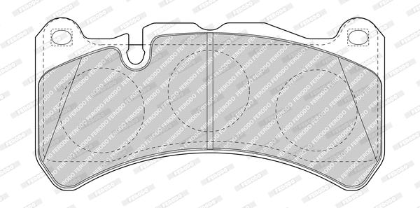 Brake Pad Set, disc brake (FDB4212)