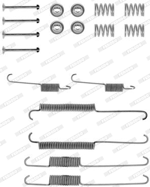 Accessory Kit, brake shoes (FBA39)