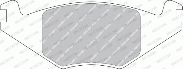 Brake Pad Set, disc brake (FDB385G)