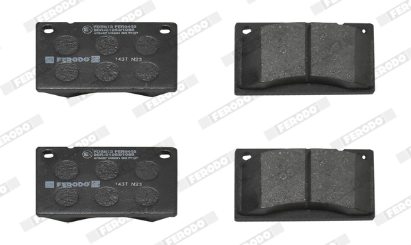 Brake Pad Set, disc brake (FDB813)