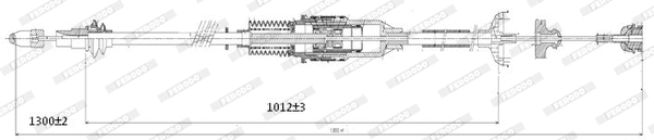 Cable Pull, parking brake (FHB432418)
