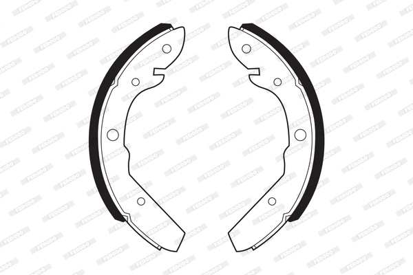 Brake Shoe Set (FSB82)