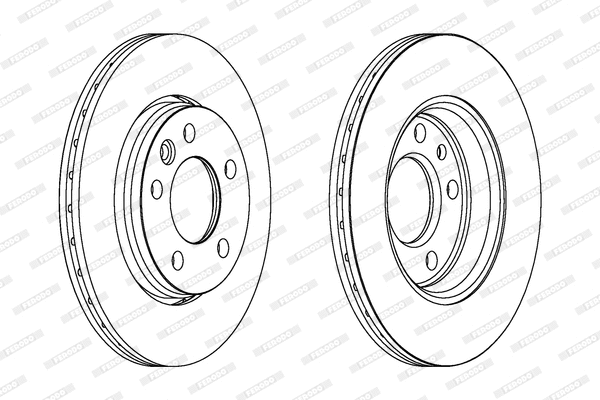 Brake Disc (DDF1286)