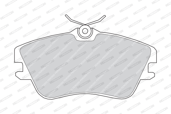 Brake Pad Set, disc brake (FDB970)