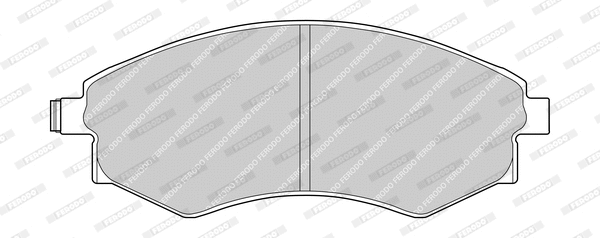 Brake Pad Set, disc brake (FDB600-D)