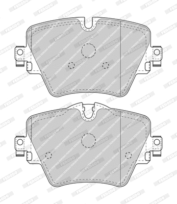 Brake Pad Set, disc brake (FDB4689-D)