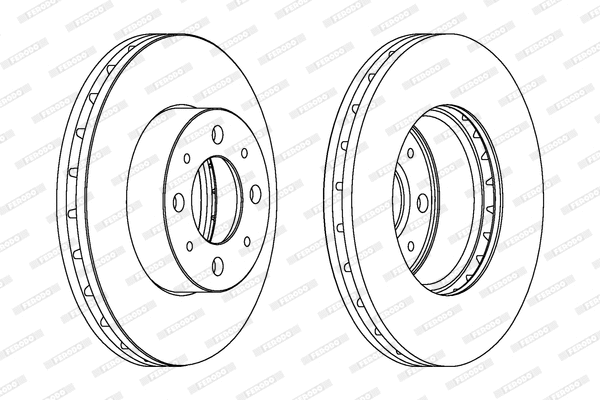 Brake Disc (DDF1179)