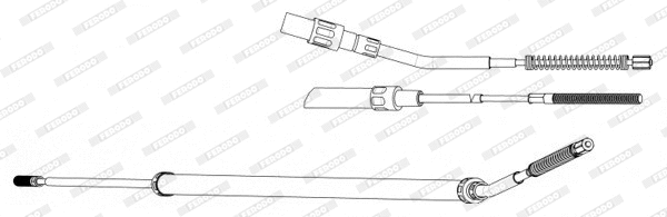 Cable Pull, parking brake (FHB432836)