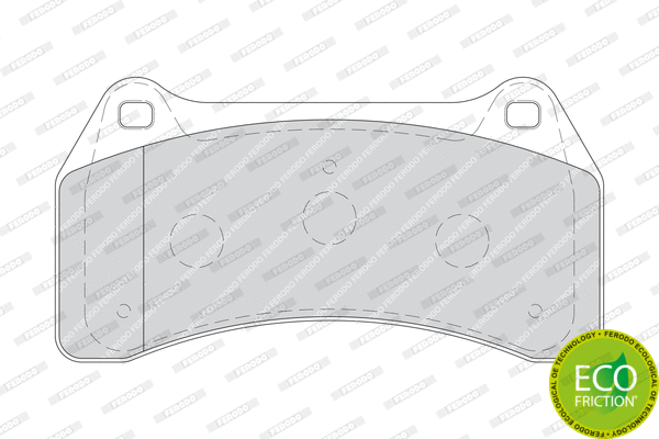 Brake Pad Set, disc brake (FDB1712)