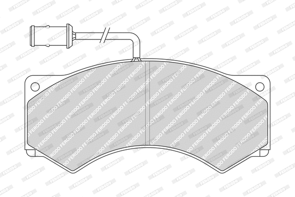 Brake Pad Set, disc brake (FCV503)