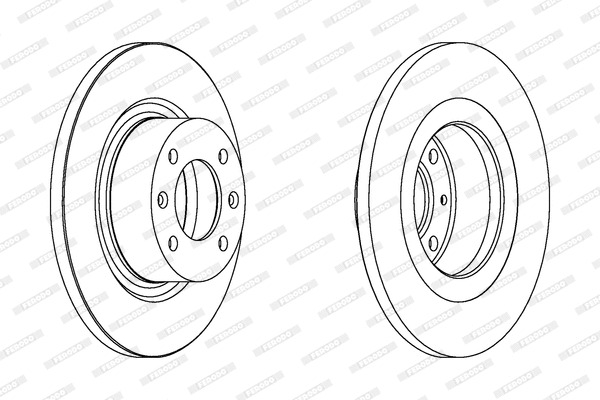 Brake Disc (DDF1157)