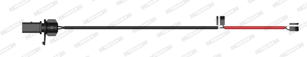 Warning Contact, brake pad wear (FWI419)