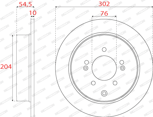 Brake Disc (DDF2772C)