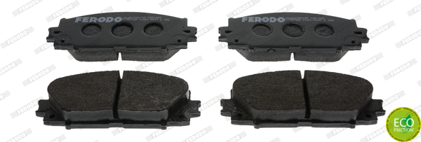 Brake Pad Set, disc brake (FDB1829)
