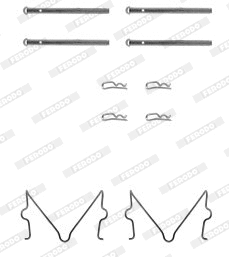 Accessory Kit, disc brake pad (FBA414)