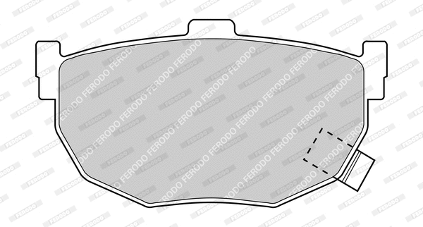 Brake Pad Set, disc brake (FDB638-D)