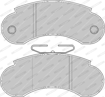 Brake Pad Set, disc brake (FDB750)