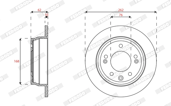 Brake Disc (DDF2087C)