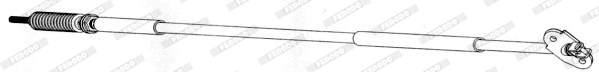 Cable Pull, clutch control (FCC424242)