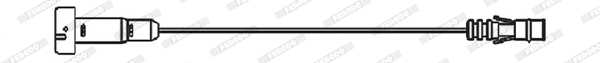 Warning Contact, brake pad wear (FAI202)