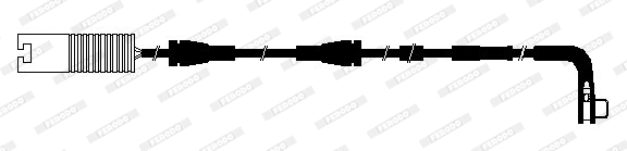 Warning Contact, brake pad wear (FWI269)