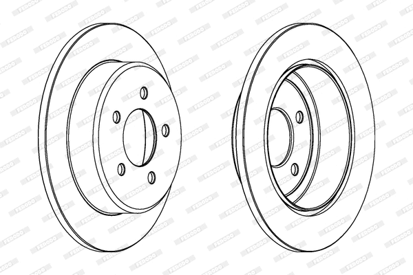 Brake Disc (DDF1492)