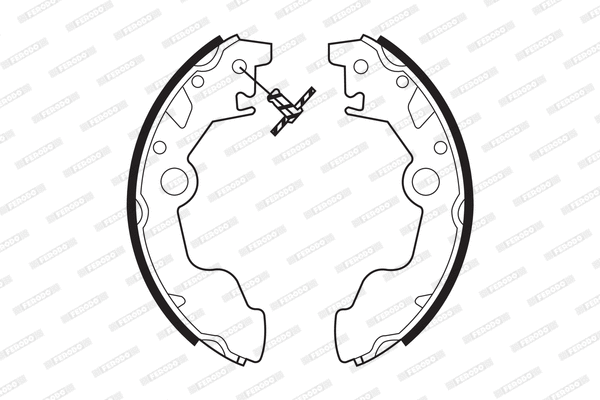 Brake Shoe Set (FSB509)