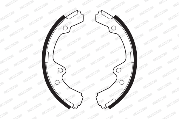 Brake Shoe Set (FSB254)