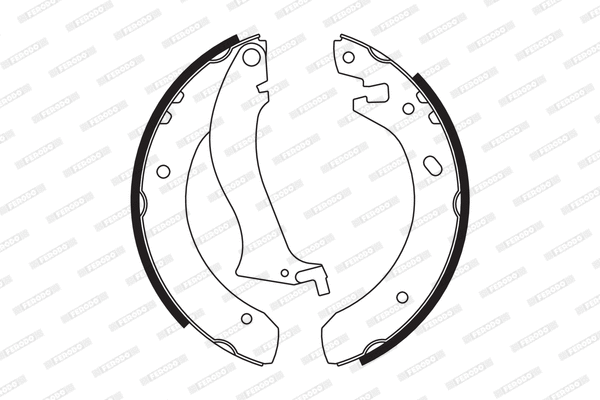 Brake Shoe Set (FSB556)