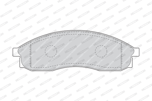 Brake Pad Set, disc brake (FDB1434)