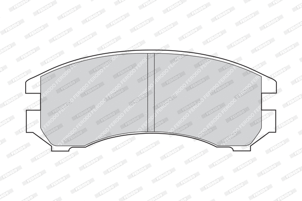 Brake Pad Set, disc brake (FDB550)