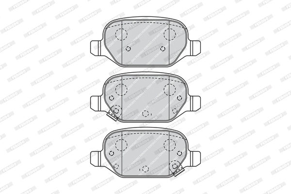 Brake Pad Set, disc brake (FDB4464)