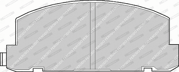 Brake Pad Set, disc brake (FVR505)