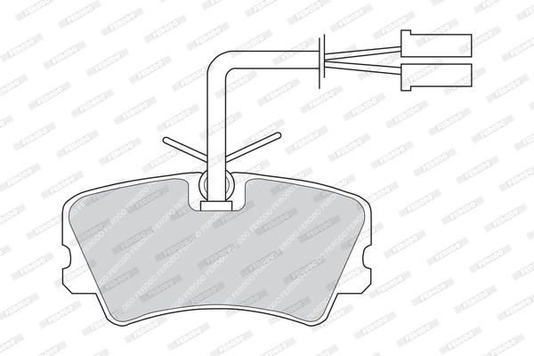 Brake Pad Set, disc brake (FDB546)